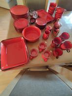 Jasba vintage servies rood, Antiek en Kunst, Ophalen