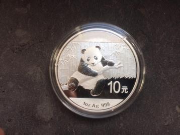 2014 China - Panda - 1 oz silver, Enlèvement ou Envoi, Asie du Sud Est, Monnaie en vrac, Argent