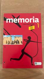 Memoria 1 Leerwerkboek (editie 2024) (incl. Pelckmans Portaa, Boeken, Schoolboeken, Ophalen, Nederlands