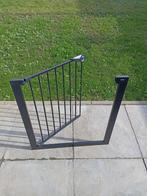 Noma Easy Fit drukdeurbarrière zwart, Kinderen en Baby's, Traphekjes, Ophalen, Aluminium, Zo goed als nieuw, Klemhekje