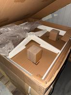 Parasolvoet wit of blank met bijbehorende paalsteun, Tuin en Terras, Ophalen, Nieuw, Parasolvoet