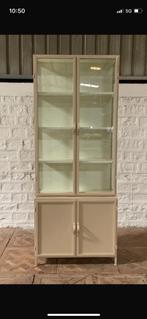 VITRINEKAST  Exclusief bijzonder mooi 95 breed metaal actie, 200 cm of meer, Nieuw, Glas, BUFFETKAST  Exclusief bijzonder mooi 95 breed metaal actie