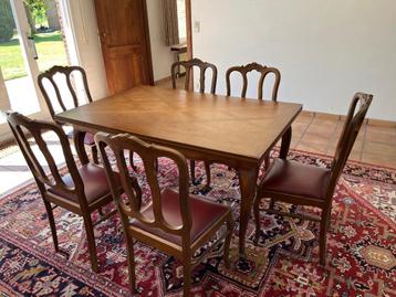 Eetkamer, Huis en Inrichting, Ophalen, Gebruikt, Vintage, 4 tot 6 stoelen