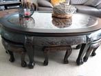 salontafel met houtsnijwerk, Ophalen, Gebruikt