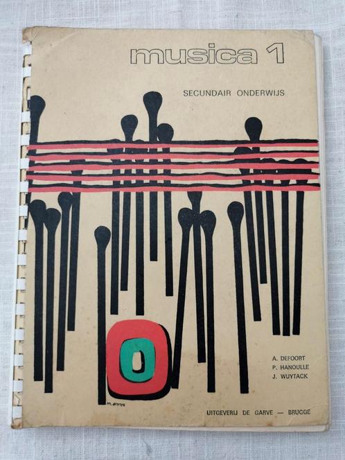 Musica 1 - werkschrift muziek secundair onderwijs - vintage, Boeken, Muziek, Gelezen, Algemeen, Ophalen of Verzenden
