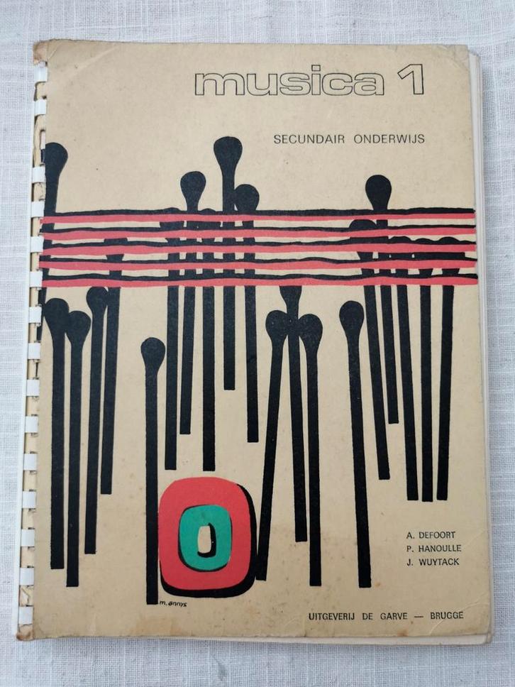 Musica 1 - werkschrift muziek secundair onderwijs - vintage, Livres, Musique, Utilisé, Général, Enlèvement ou Envoi