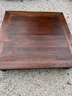 Mooie salontafel in teak, Huis en Inrichting, Tafels | Salontafels, Ophalen, Zo goed als nieuw