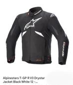 ALPINESTARS T-GP R V3 Drystar Jacket Zwart-Wit, Motoren, Kleding | Motorkleding