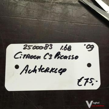 Citroen C3 Picasso 1.6 B 2009 2500083  Achterklep  beschikbaar voor biedingen
