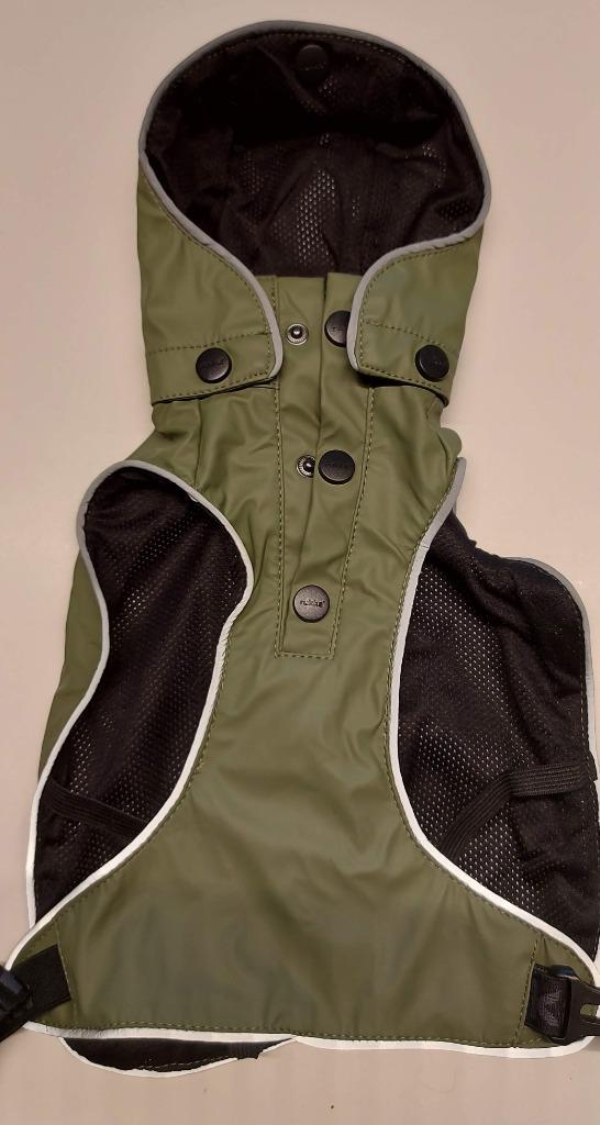 Regenjasje voor kleine hondjes - Rukka - maat 25, Dieren en Toebehoren, Hondenkleding, Zo goed als nieuw, Hondenregenjas, Ophalen of Verzenden