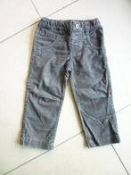 X32.Pantalon velours gris foncé pour garçon de 2 ans.T 86, Gebruikt, Ophalen of Verzenden, Jongetje, Broekje