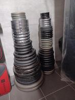 Fitness bank met halters , bars en gewichten, Sport en Fitness, Ophalen, Gebruikt