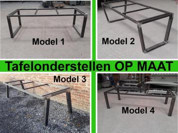 Uw tafelonderstel OP MAAT - tuintafel - bartafel - eettafel, Ophalen, Nieuw, Rechthoekig, Metaal