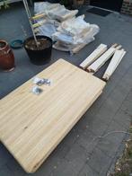 tafel stoel, Huis en Inrichting, Tafels | Eettafels, Ophalen, Hout, Grenenhout, Rechthoekig