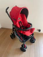 Buggy Pliko P3 Peg-Pérego (rood en zwart), Kinderen en Baby's, Buggy's, Ophalen, Gebruikt, Overige merken, Verstelbare rugleuning