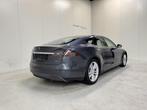 Tesla Model S 85 D - Autopilot - GPS - Goede staat!, Auto's, 525 pk, 5 deurs, Particulier, Zilver of Grijs