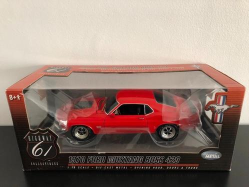 Highway 61 1970 Ford Mustang Boss 429, Hobby & Loisirs créatifs, Voitures miniatures | 1:18, Comme neuf, Voiture, Autres marques