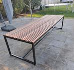 Grote industrieele buitentafel, Tuin en Terras, Tuintafels, Nieuw, Rechthoekig, Hout, Ophalen