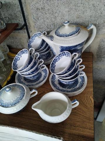 Delfts blauw koffieservies 12 pers. Volledig! beschikbaar voor biedingen
