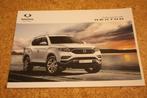 SsangYong Rexton brochure 2017, Boeken, Catalogussen en Folders, Folder, Nieuw, Ophalen of Verzenden