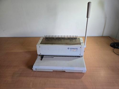 Inbindmachine Esselte CB 50 incl talloze ongebruikte ringen, Diversen, Bureau-accessoires, Zo goed als nieuw, Ophalen