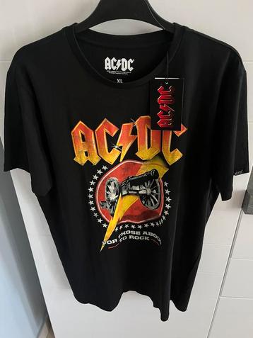 Tee shirt original Acdc NEUF avec étiquette xl  disponible aux enchères