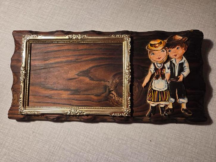 Vintage 70's fotolijst, Antiek en Kunst, Curiosa en Brocante, Ophalen of Verzenden