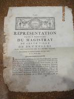 Manuscript  1787. Brussel., Boeken, Ophalen of Verzenden