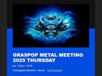 Graspop-ticket voor donderdag 19 juni 2025, Tickets en Kaartjes, Eén persoon, Juni