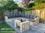 Steigerhout Hoekbank Loungebank Tuinbank Loungeset Stoel !!!, Steigerhout, Nieuw, Ophalen of Verzenden, Eettafel