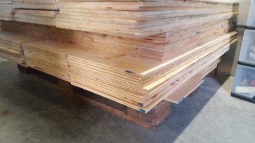 5 euro : triplex 53 m2,  122 x 31cm per plaat ,  9 mm dik, Doe-het-zelf en Bouw, Hout en Planken, Nieuw, Plank, Minder dan 200 cm