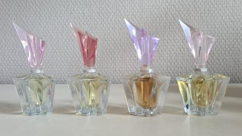 Lot Angel : Le lys, la rose, Violette, Pivoine de Mugler, Verzamelen, Parfumverzamelingen, Zo goed als nieuw, Miniatuur, Gevuld