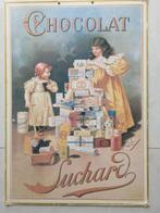 Panneau publicitaire en carton Chocolat Suchard, Collections, Marques & Objets publicitaires, Comme neuf, Enlèvement ou Envoi