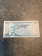 100 kroner ijslands 1961 UNC!!, Postzegels en Munten, Bankbiljetten | Europa | Niet-Eurobiljetten, Ophalen of Verzenden