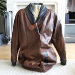 Soepele Leren Vintage Dames Jas (M) € 65,-, Maat 38/40 (M), Bruin, Verzenden, Vintage