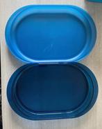 Serveerschaal Tupperware met deksel, Ophalen of Verzenden, Blauw, Schaal