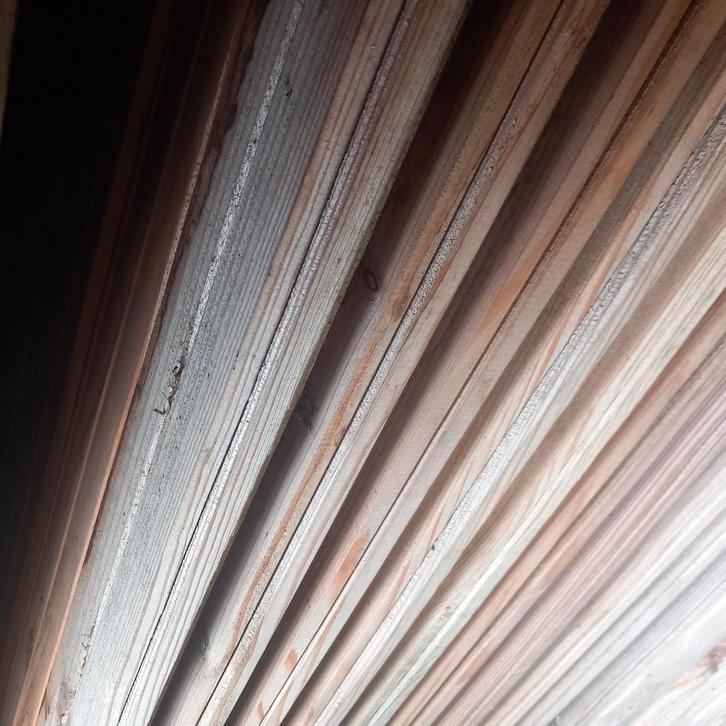 Zweeds rabbat en planchetten binnenafwerking., Doe-het-zelf en Bouw, Hout en Planken, Zo goed als nieuw, Ophalen