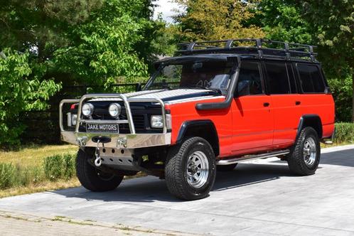 Nissan Patrol 2.8 Turbo SGX**UNIQUE**GARANTIE**, Auto's, Nissan, Bedrijf, Te koop, Patrol, Elektrische ramen, Radio, Diesel, Rood