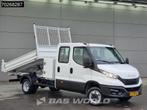 Iveco Daily 35C16 3.0L Kipper Dubbel Cabine met Kist 3500kg, Auto's, Bestelwagens en Lichte vracht, Gebruikt, Euro 6, 4 cilinders