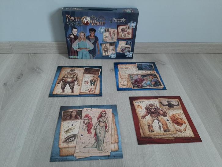 Nachtwacht puzzel 4-in-1, Kinderen en Baby's, Speelgoed | Kinderpuzzels, Zo goed als nieuw, Ophalen