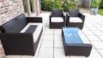 Loungeset tuin, Ophalen, Aluminium, 4 zitplaatsen, Loungeset