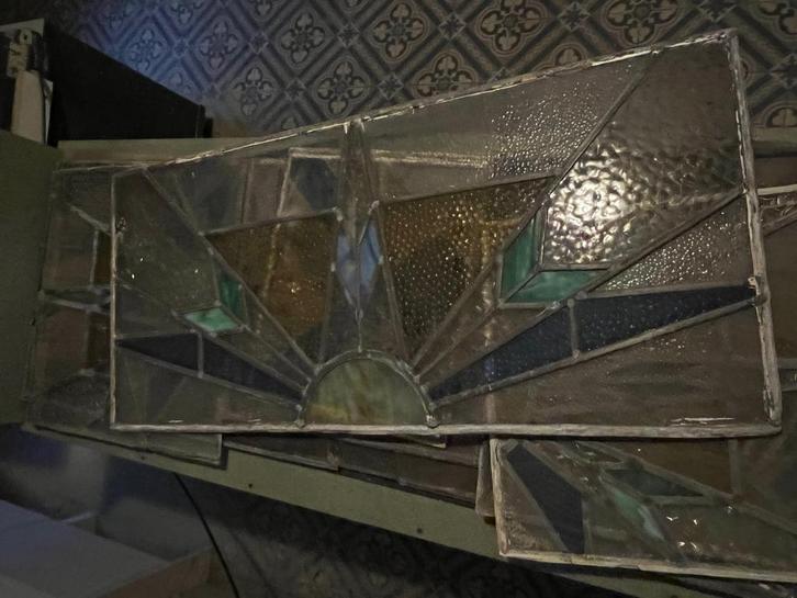 Glas in lood, Doe-het-zelf en Bouw, Glas en Ramen, Gebruikt, Glas in lood, Ophalen