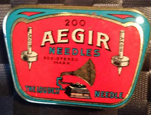 AEGIR Needles., Verzamelen, Merken en Reclamevoorwerpen, Gebruikt, Reclamebord, Ophalen of Verzenden