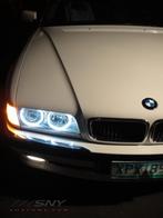2x Ampoules LED Angel Eyes Anneau de Halo Canbus Bleu pour BMW 5 Séries E60  E61