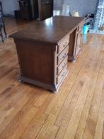 Compact eiken bureel, Huis en Inrichting, Ophalen, Bureau