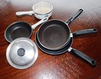 steel-pannen, Inox, Gebruikt, Pannenset, Ophalen of Verzenden
