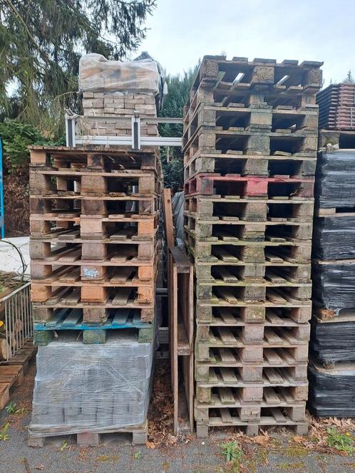 euro palletten, Doe-het-zelf en Bouw, Hout en Planken, Gebruikt, Pallet, Minder dan 200 cm, Minder dan 25 mm, Ophalen