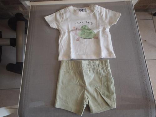 set shorts + t-shirt maat 50, Kinderen en Baby's, Babykleding | Maat 50, Nieuw, Jongetje, Setje, Ophalen