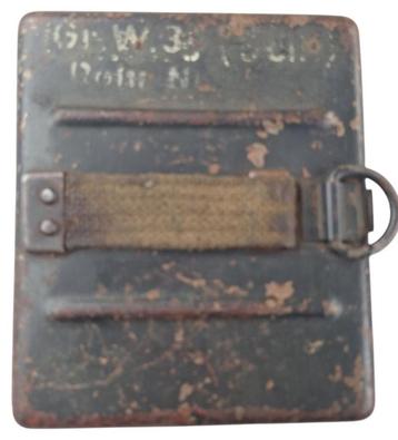 boîte à outils allemande WW2 GR 34 avec marqueur et date, Enlèvement ou Envoi