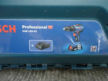 Perceuse-visseuse Bosch 18 V, Enlèvement ou Envoi, Comme neuf, Foreuse et Perceuse, Vitesse variable